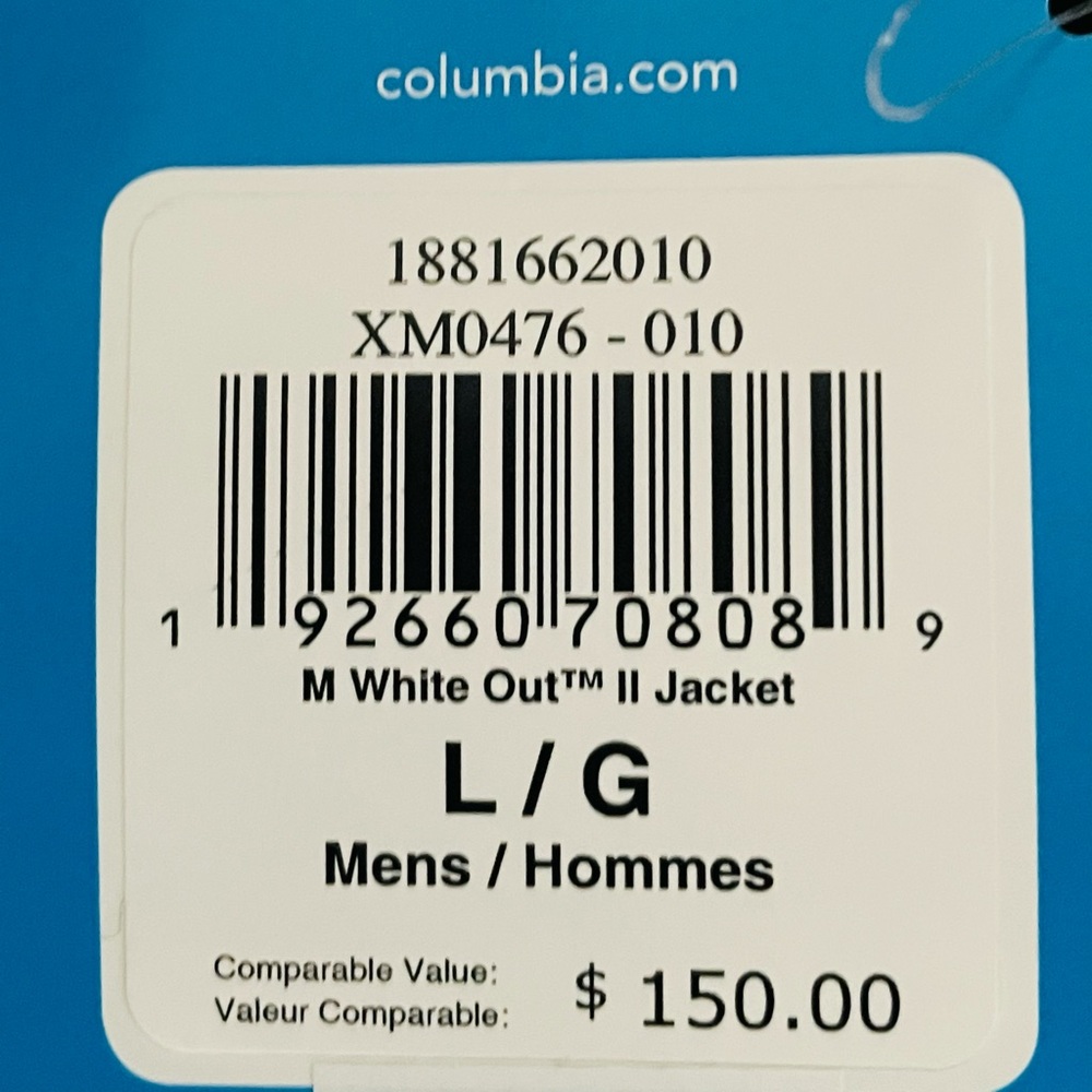 Men’s Columbia White Out II Jacket - Picture 4 of 5